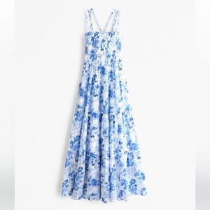 Abercrombie Smocked Bodice Maxi Dress